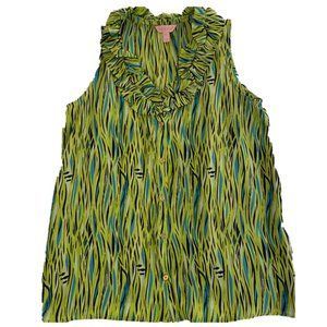 Lilly Pulitzer Silk Tank Top Size 4